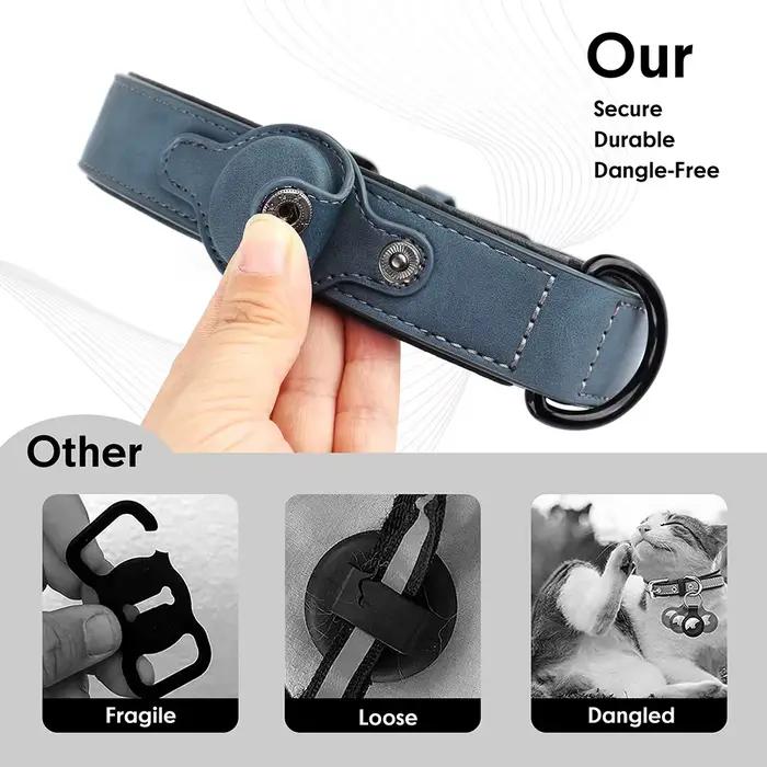 Collier de chien en cuir PU colliers pour animaux de compagnie de haute qualité