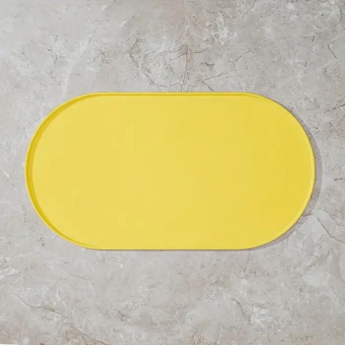 Tapis d'alimentation pour chat avec conception imperméable antidérapante