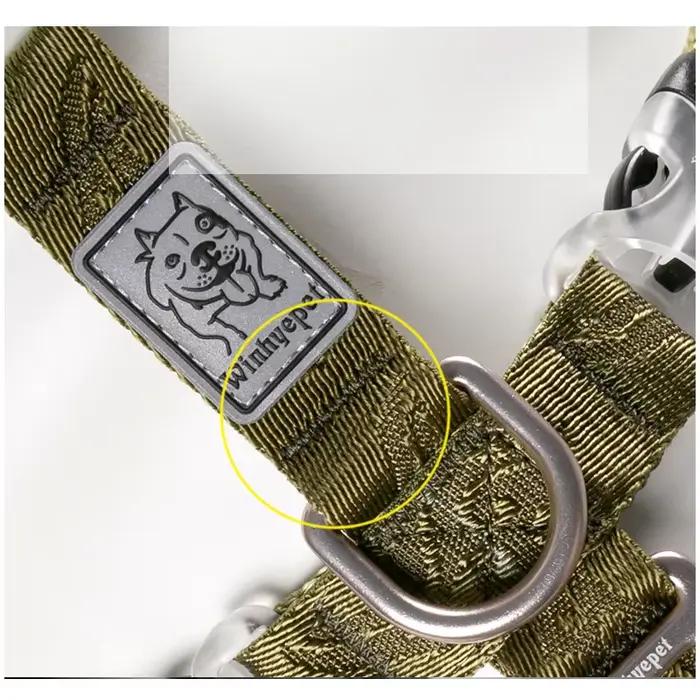 TRUELOVE-Nylon SFP Double-H personnalisé pour chien, coulé respirant et réglable, sans traction, YH1