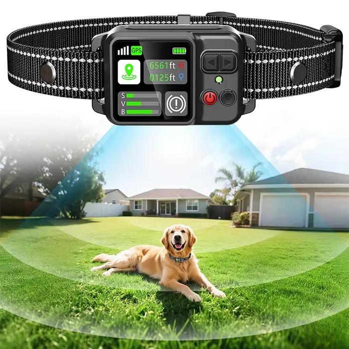 Clôture électronique sans fil GPS pour animaux de compagnie