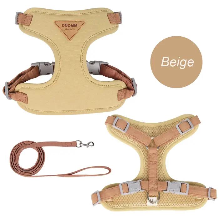 Nouvel ensemble de harnais et de laisse pour chiots et petits chiens