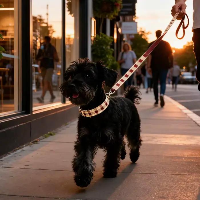 Ensemble de collier pour animaux de compagnie tendance