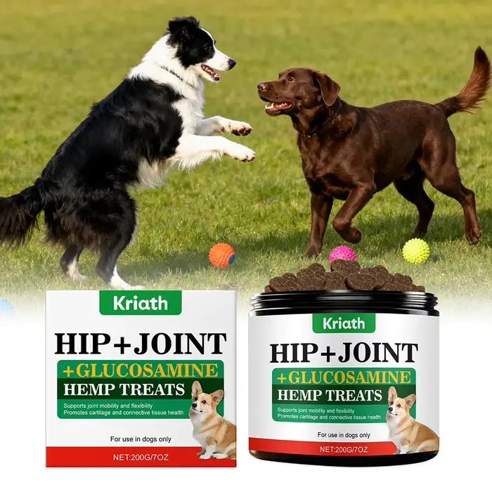 Complément articulaire pour chien de 200 g, friandises molles pour chiens âgés, soutien articulaire