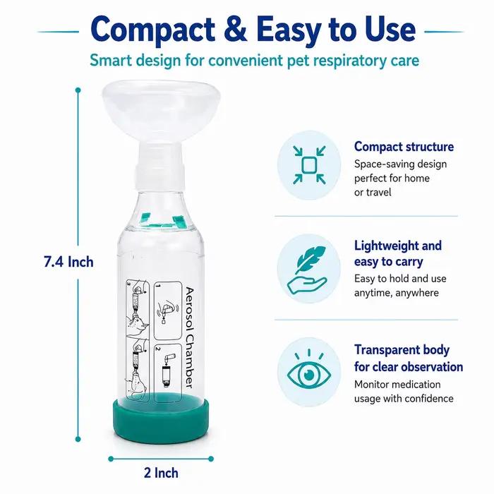 Inhalateur de chambre pour chien et chat