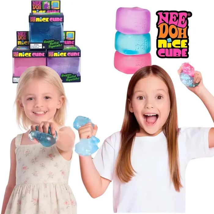 Jouet anti-stress Schylling Nee Doh Jellyfish & Cube Squish