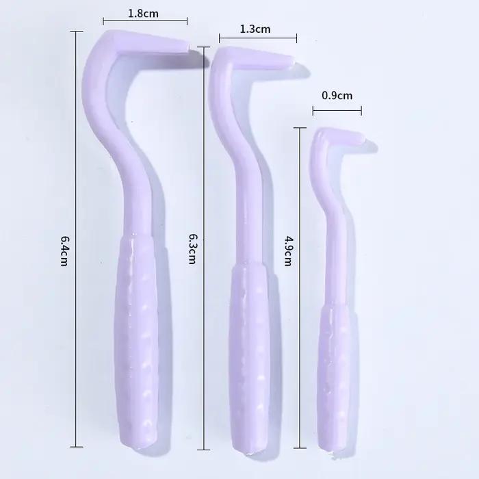 Kit de 3 pinces à tiques portables pour animaux de compagnie