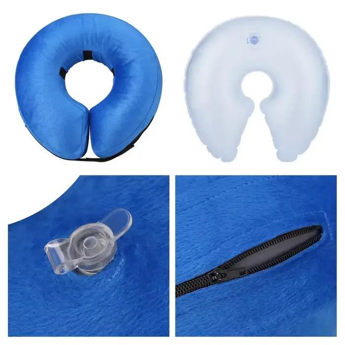 Cônes pour chiens après chirurgie, collier de protection gonflable pour chien, collier de récupérati