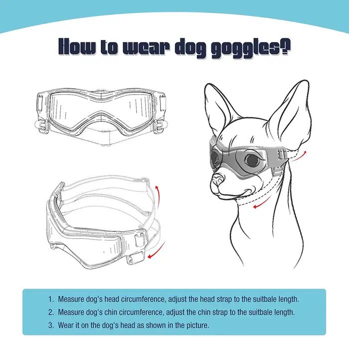 Lunettes de Protection UV pour chiens et chats, lunettes de soleil Cool pour petits et moyens chiens