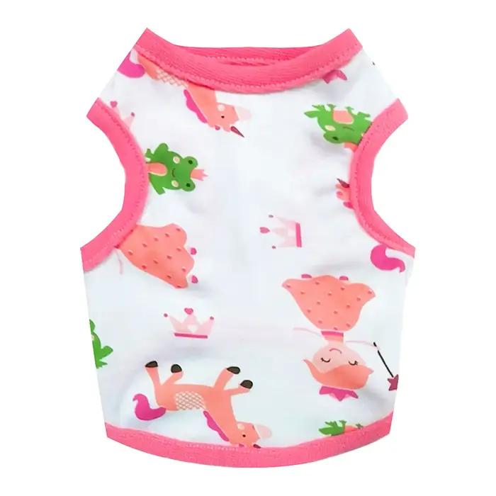 T-Shirt d'été fin et respirant pour chien de petite et moyenne taille