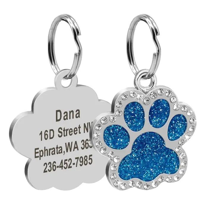 Étiquette d'identification personnalisée pour chien et chat