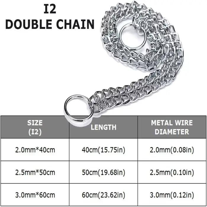Collier de starter pour chien à chaîne P antidérapante