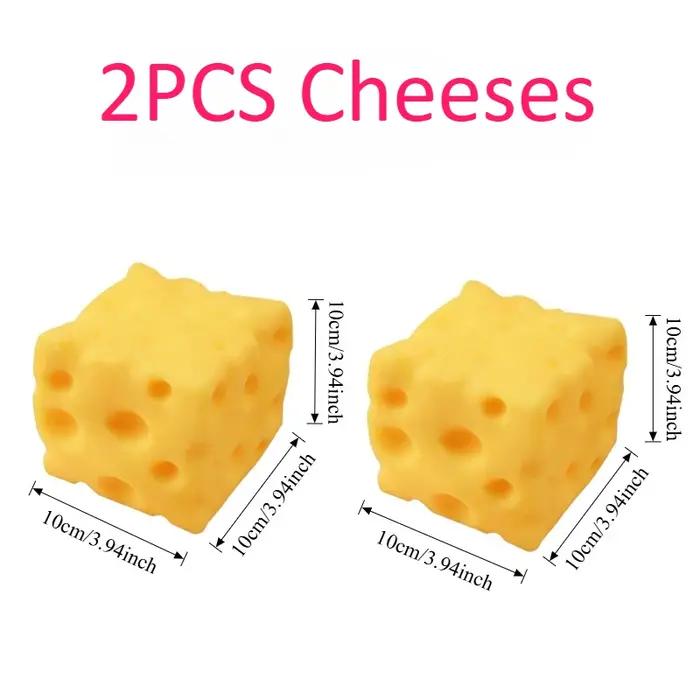 Jouet géant en forme de fromage à presser