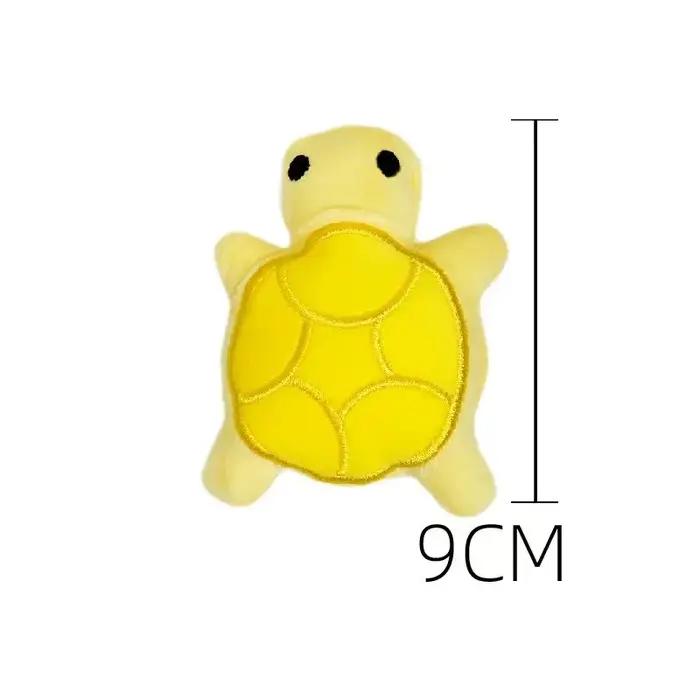Mini jouet en peluche tortue couineuse pour chien