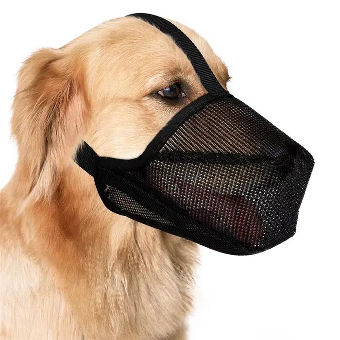 Muselière douce et respirante qui laisse votre chien couiller en polaire, maille non agressive, sang