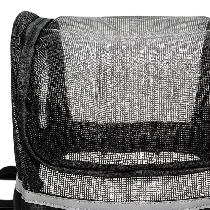 Panier de vélo pour chiens, porte-animaux pour guidon de vélo avec fenêtre, panier de vélo pour petit chien pour les loisirs quotidiens, les trajets domicile-travail et les activités de plein air