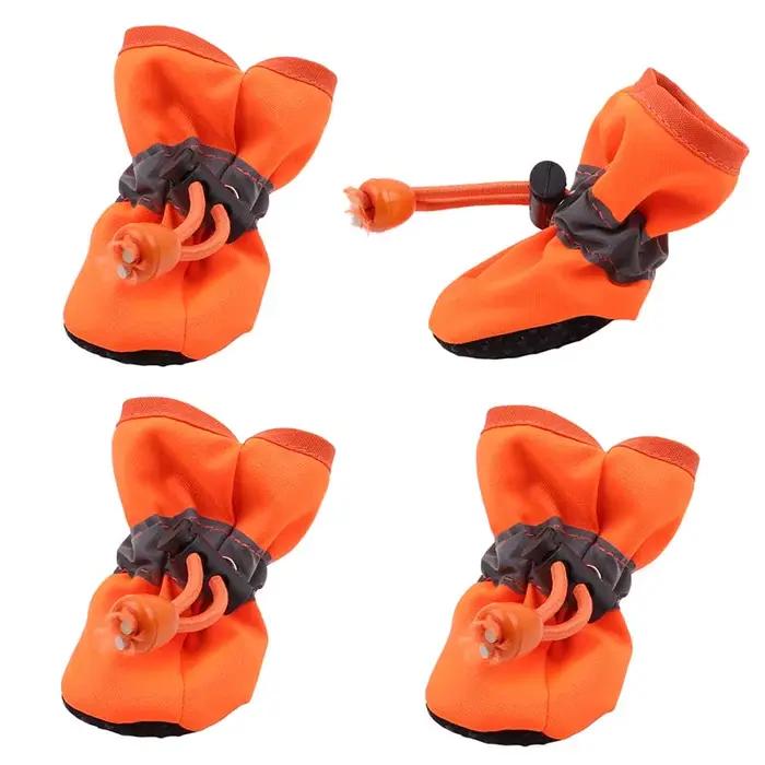 Chaussures imperméables pour animaux de compagnie, bottes de neige, bottes de pluie anti-alde, botte
