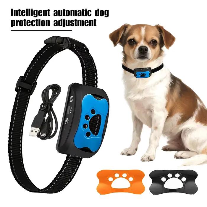 Collier anti-aboiement intelligent à ultrasons électrique avec vibration