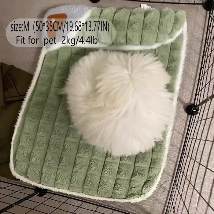 Tapis de couchage transfrontalier pour chien, matelas chaud, amovible et lavable, fournitures pour a