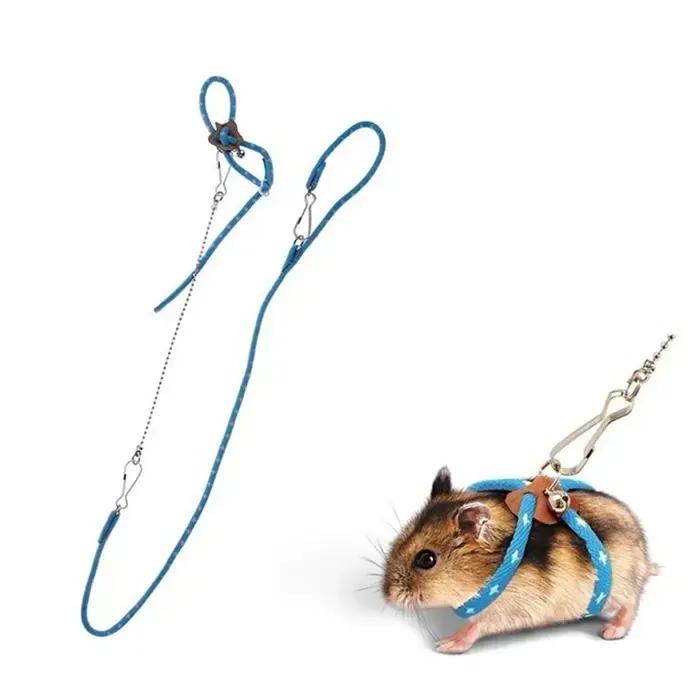 Laisse à sangle souple réglable pour petit animal de compagnie