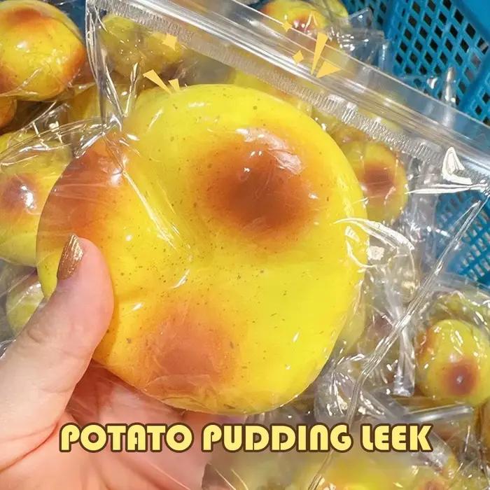 Jouet sensoriel souple en forme de pain de pomme de terre/pain flottant
