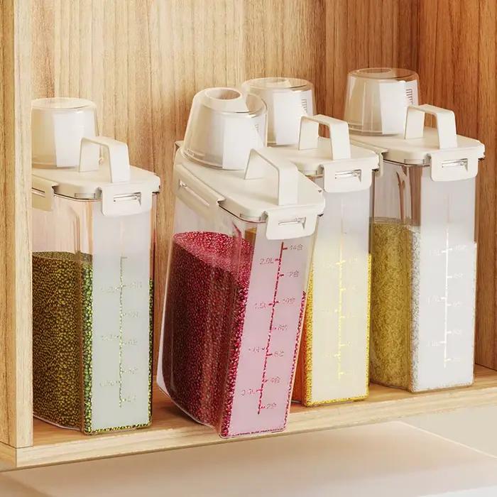 Récipient de conservation des aliments pour animaux de compagnie de qualité supérieure avec joint hermétique – Durable, grande capacité, facile à nettoyer et au design élégant pour chiens et chats