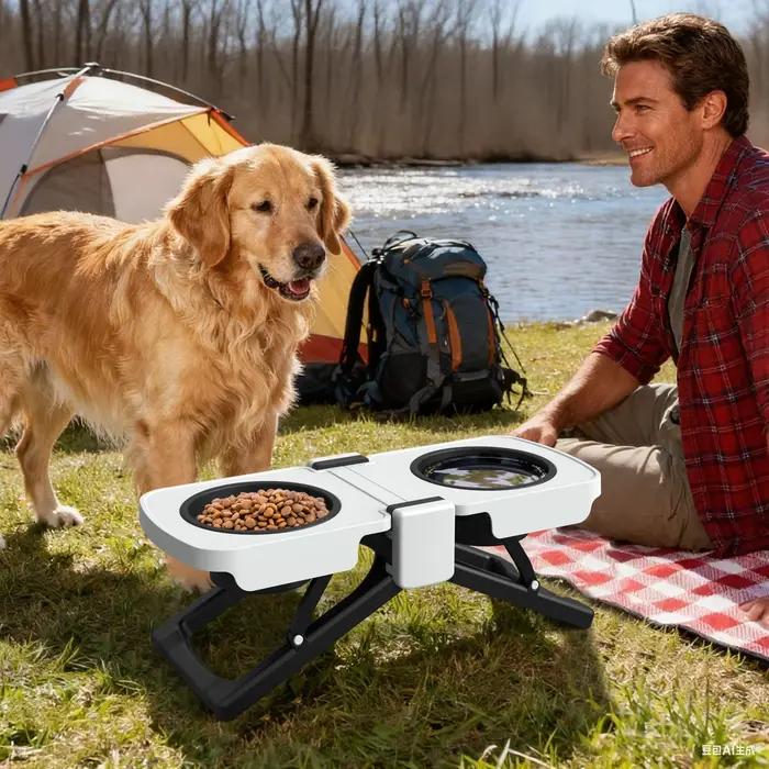Support surélevé pour gamelles de chien