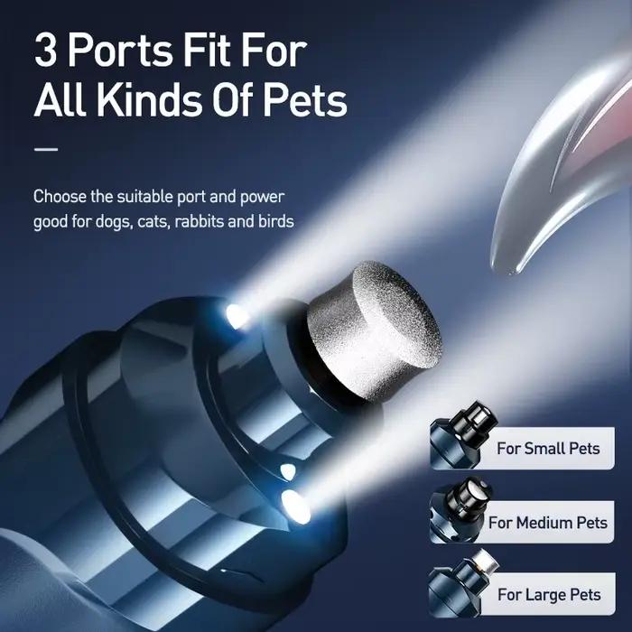 ROJECO N30 coupe-ongles électrique pour chien broyeur à ongles Rechargeable professionnel tondeuse p
