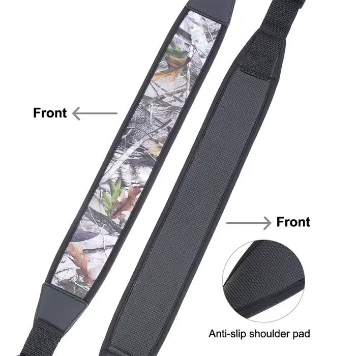 Harnais à 2 points avec épaulettes pivotantes, longueur de la sangle réglable en nylon, pour la chasse et le tir en plein air
