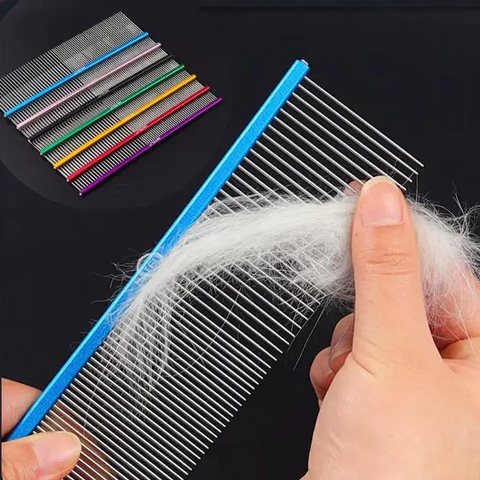 Peigne à cheveux pour animaux de compagnie, 16/19cm, pour chien, démêlant pour chat, coupe de fourru