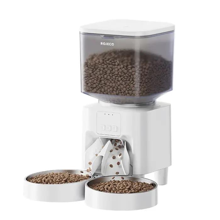 ROJECO 4.5L mangeoire automatique pour chien Version WIFI distributeur de croquettes de nourriture pour chat