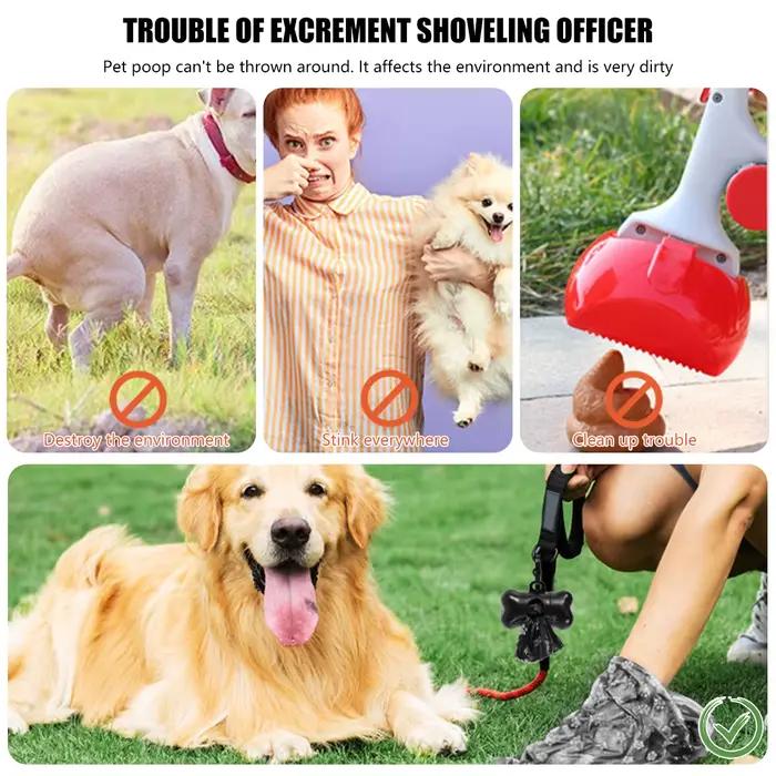 30 rouleaux de sacs à excréments pour chiens, sacs à déchets jetables pour animaux de compagnie, sac