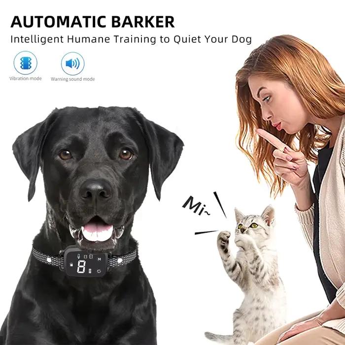 Collier Anti-aboiement existent pour Chien PupMED, Étanche, Rechargeable, Efficace, Entraînement, Do