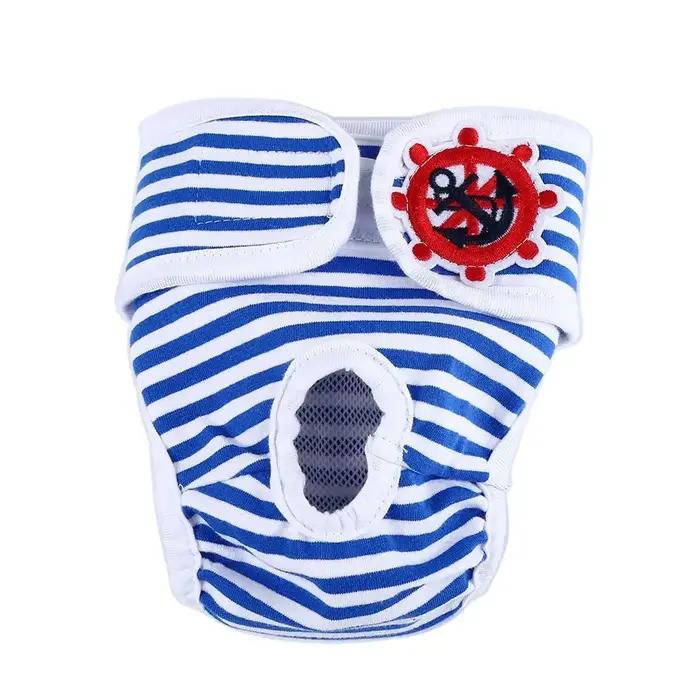 Nonor-Culotte short lavable pour chien féminin