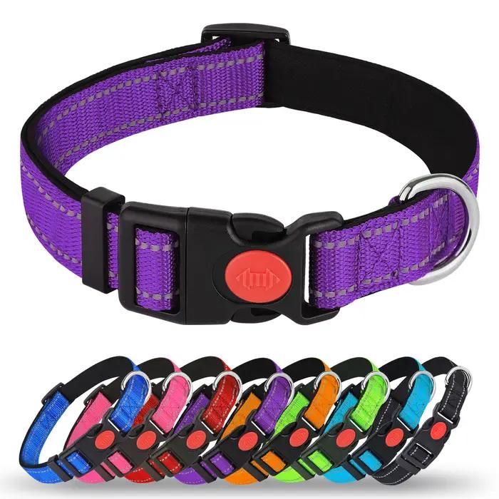 Collier Réfléchissant Réglable Anti-Évasion pour Chien