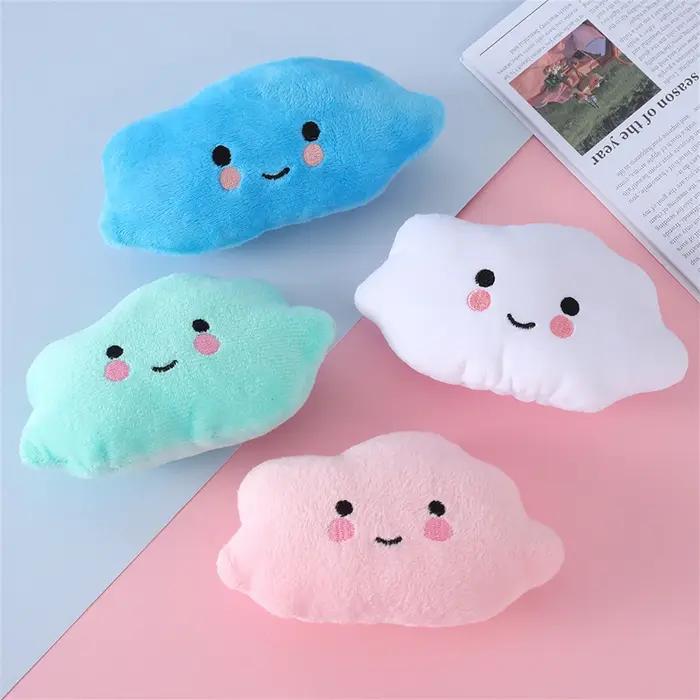 4 pièces/paquet jouet en peluche pour animaux de compagnie drôle