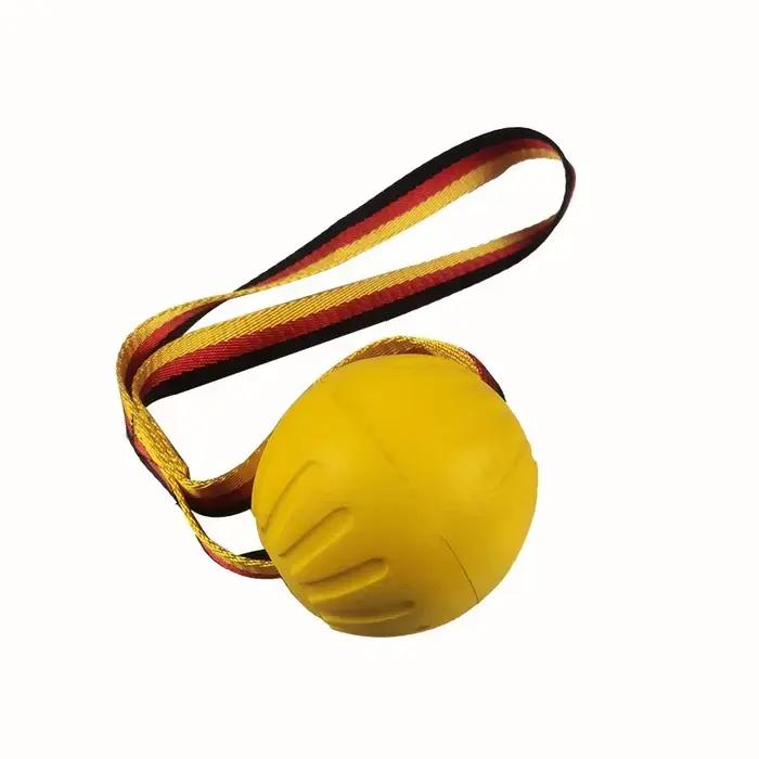 Boule d'Entraînement pour Chien, Jouet Interactif pour Animal de Compagnie, Anneau Côtelé, Degré de