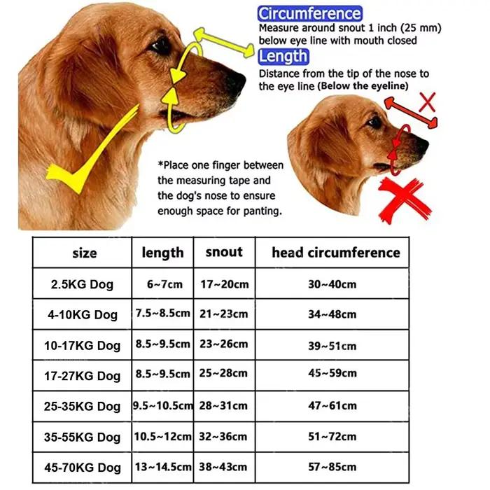 Muselière réglable pour chien, couvre-bouche Anti-morsure avec bande réfléchissante, peut boire de l