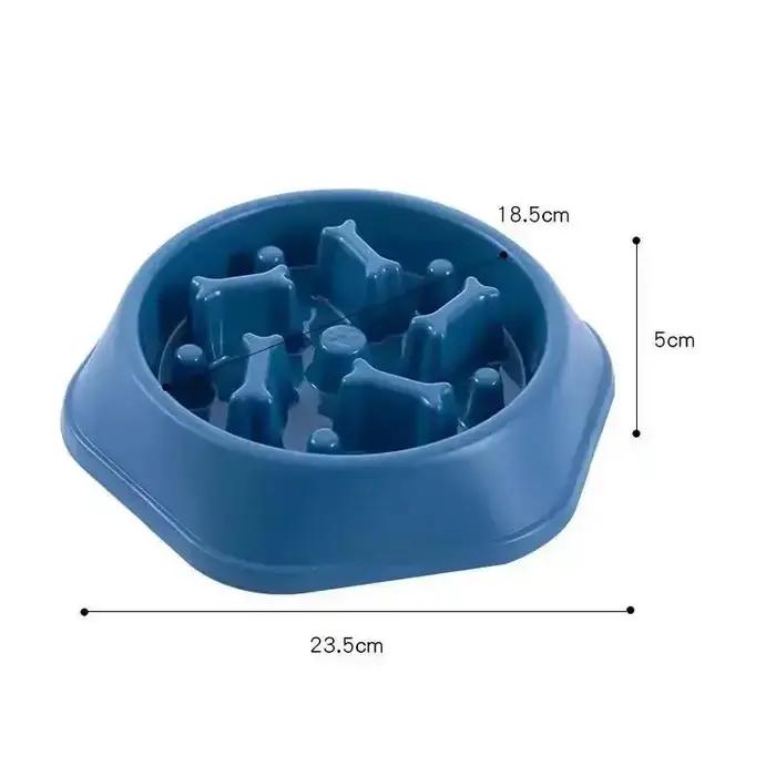 Bol pour chien Anti-étouffement bol de nourriture lente Pot d'alimentation