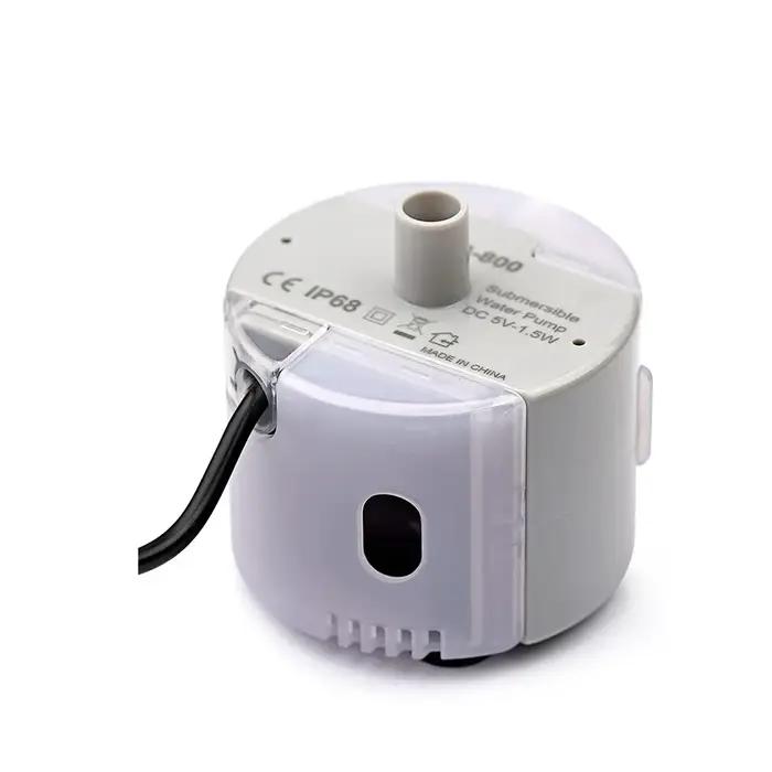 1pc pompe à eau pour fontaine pour animaux de compagnie en acier inoxydable distributeur d'eau