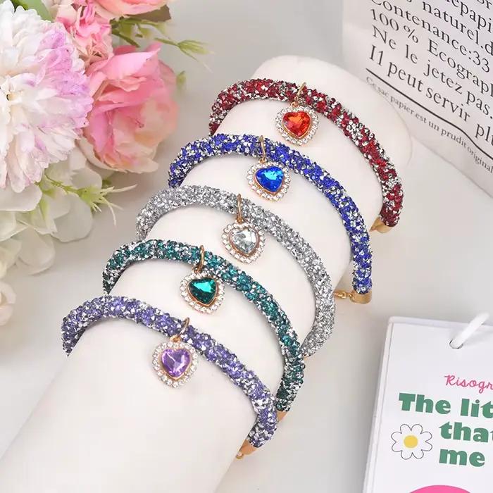 Collier de luxe en cristal pour chiens