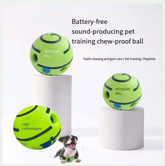 Jouet pour chien Wobble Wag Giggle Ball pour obtenir