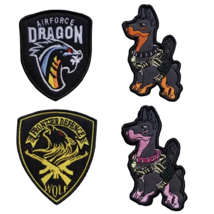 Patchs K9 pour chien, badges K-9 pour harnais tactique
