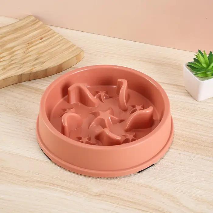 Gamelle anti-glouton pour petits chiens et chats – Bol antidérapant et anti-renversement pour prévenir l'étouffement – Accessoires d'alimentation pour animaux de compagnie