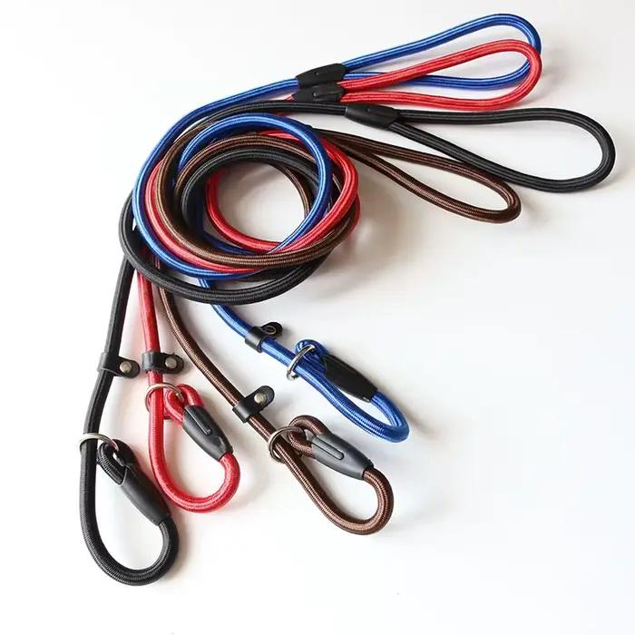 Qualité chien laisse corde en Nylon réglable entraînement plomb chien laisse chien sangle corde Trac
