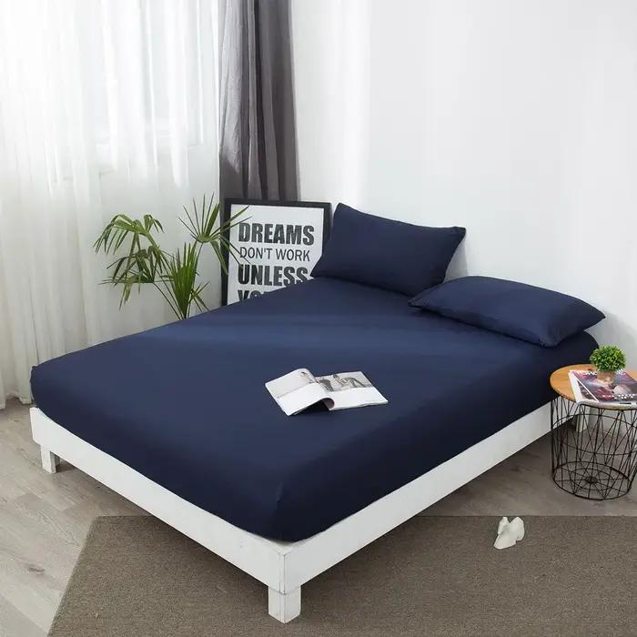 Drap-housse de lit solide 100% imperméable