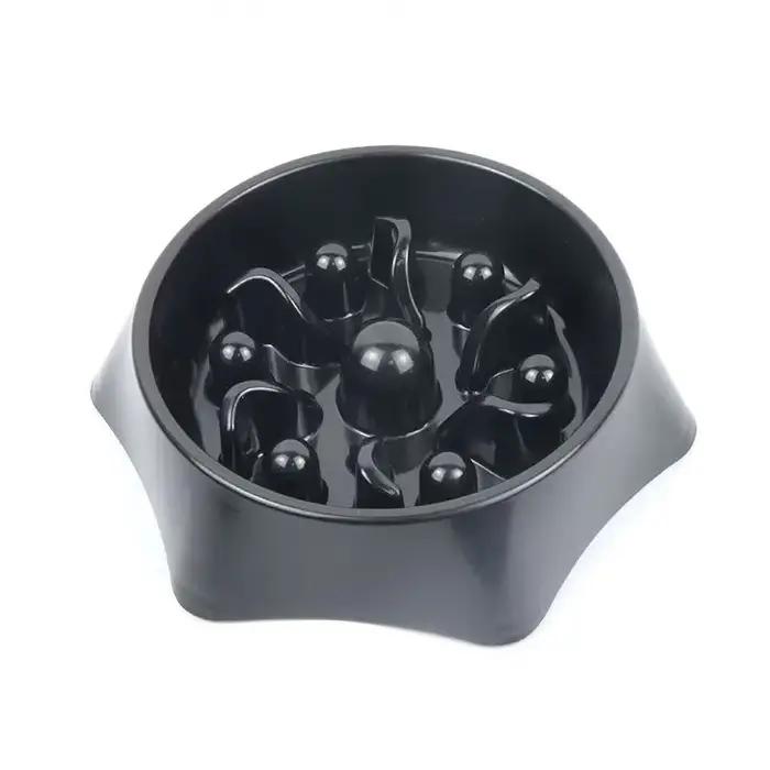 Bols pour chiens mangeoire lente Anti-étouffement ralentissement manger de la bouchée arrêter facile à nettoyer Puzzle bol de nourriture pour chien alimentation interactive antidérapante