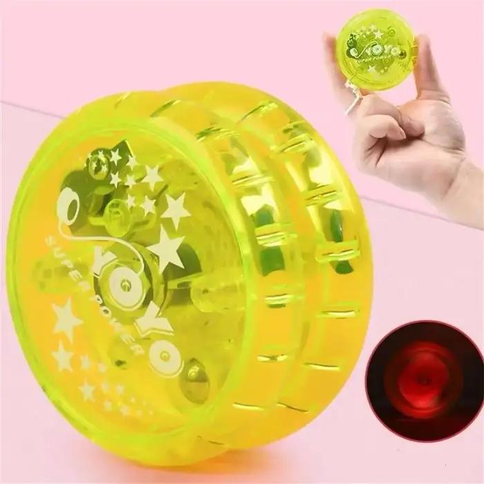 Boule Yoyo magique clignotante, haute vitesse, lumineuse avec lumière LED, pour garçons et filles, jouet classique pour enfants