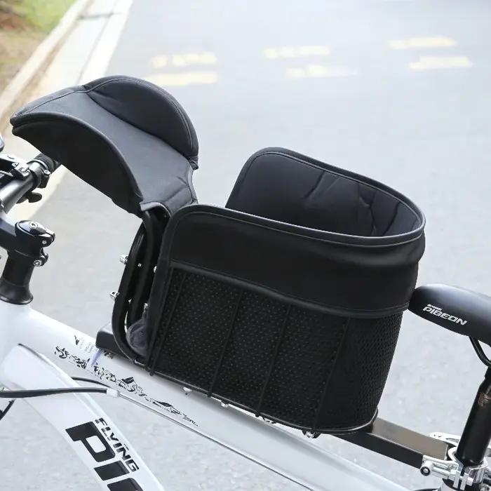 Panier de transport avant pour animaux de compagnie (chats et chiens) pour vélo de montagne