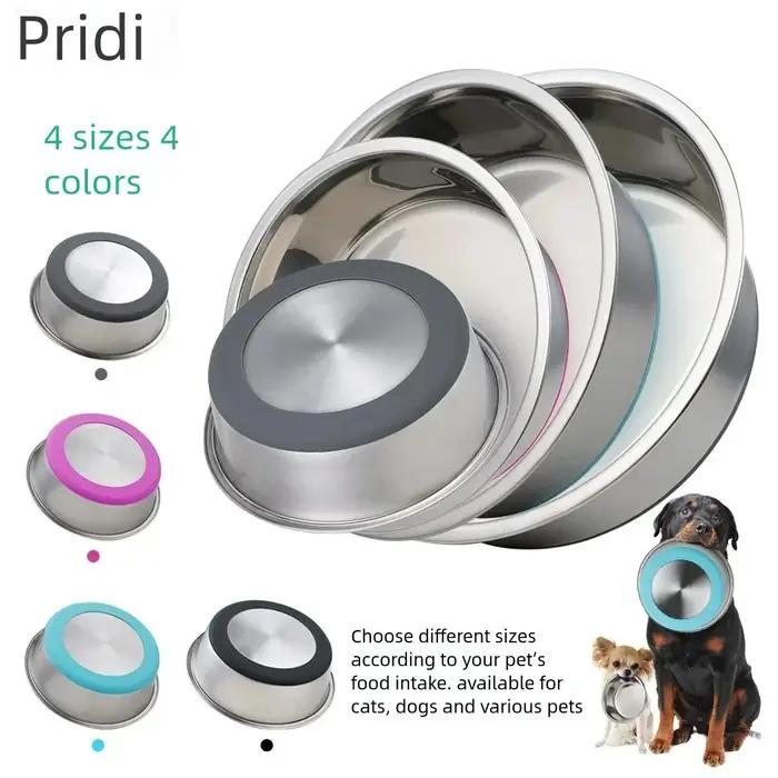 Bol pour chien en acier inoxydable anti-renversement