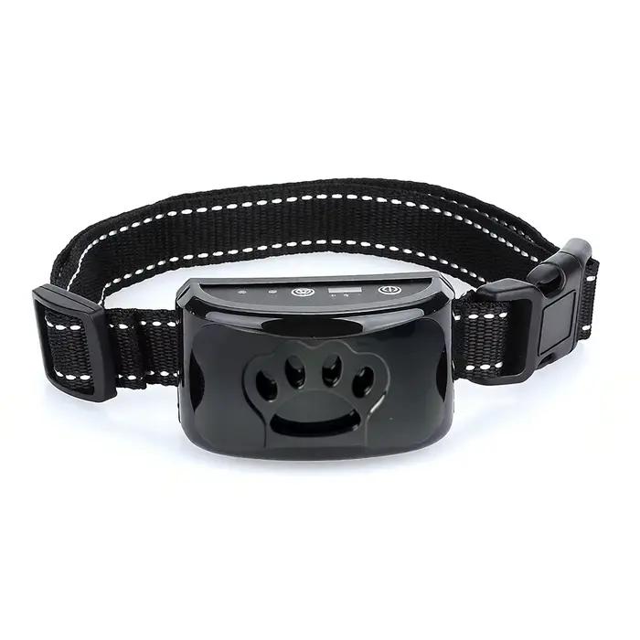 Collier anti-aboiement intelligent à ultrasons électrique avec vibration, collier d'entraînement ant